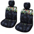 Winnie Fashion Made In Hawaii Parrot Hawaiian Separate Headrest Cover Set Of 2 