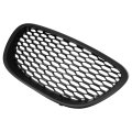 Front Matte Black Mesh Grill Grille Middle Bumper Cover For Seat Leon Mk2 1p1 2006-2009