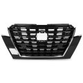 Front Bumper Upper Grille Black Grill