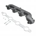 A-premium Set Of 2pcs Left Right Exhaust Manifolds With Gaskets Kit Compatible Ford F-250 F-350 F-450 F-550 Super Duty