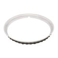 United Pacific A6224-4 Stainless Steel 14-inch Ribbed Beauty Trim Ring Highly Polished Style Rim One 