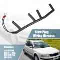 X Autohaux Glow Plug Wiring Harness With 2 Wires 8971766 For Volkswagen Beetle 1998-2003 Vw Golf Jetta 1997-2001 Passat