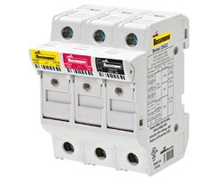 Midget Fuse Block 30a 2 Pole Chm2du Din Rail Mounting Type 690 Volts