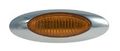 M5 Series Yellow Led Clearance Marker Light 47913 With 180 In Molded Bullet And Bezel Waterproof Amber Automotive Exterior 