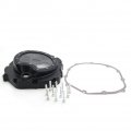 Smt-black Right Engine Clutch Cover See Through Compatible With Kawasaki Zx14r Zzr1400 2006-2014 W Gasket B01n6a1v7g