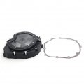Smt-black Right Engine Clutch Cover See Through Compatible With Kawasaki Zx14r Zzr1400 2006-2014 W Gasket B01n6a1v7g