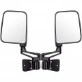 Driver And Passenger Side View Mirrors For 1995 Jeep Wrangler1997-2002 Wrangler1987-94 Wrangler Models With Half Door Textured 