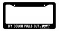License Plate Frame For My Couch Pulls Out Funny Jdm Drifting Drift Racing Race Holder Style-gd587-172 
