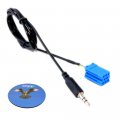 Hqrp Audio Cable 8-pin Iso To 3 5mm For 2003-2004 Land Rover Discovery Ii 2002-2005 Freelander With Traffic Pro Navigation