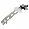 Ocpty Front Left Side Power Window Regulator Fit For 2006 2007 2008 2009 2010 2011 Honda Civic W Motor 748-742