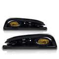 Yellow Lens Fog Light Lamps Honda Civic 4 Door 13-15 W Wiring Kit Pair Bumper