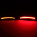 Hecasa Side Marker Light Compatible With 2015-2022 Dodge Charger Led Lamps Reflectors Front Rear Red Yellow Smoke Lens