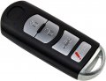Hqrp Remote Key Fob Shell Case Keyless Entry W 4 Buttons Compatible With Mazda 6 Mx-5 Miata 2009 2010 2011 2012 2013 2014 2015