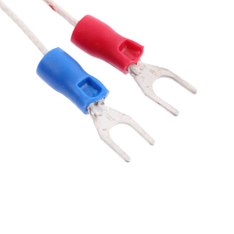 K Type Thermocouple Temperature Controller Sensor 0 To 400 Degrees Celsius 2m 6 5ft Long Metal With Fiberglass Insulation And