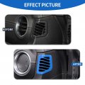 Cherocar Dashboard Side Air Conditioning Vent Trim Cover Interior Accessories Compatible With 2018-2023 Jeep Wrangler Jl Jlu