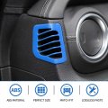 Cherocar Dashboard Side Air Conditioning Vent Trim Cover Interior Accessories Compatible With 2018-2023 Jeep Wrangler Jl Jlu