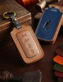 Ontto Genuine Leather Key Cover Fit For Maserati Grecale 2023 Car Fob Holder Intelligent Shell Anti-scratched Durable Case