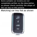 Ontto Genuine Leather Key Cover Fit For Maserati Grecale 2023 Car Fob Holder Intelligent Shell Anti-scratched Durable Case