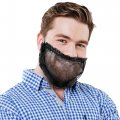 Ezgoodz Polypropylene Beard Covers 18 Pack Of 100 Black Disposable Guards Net Protectors Honeycomb Nets Facial Hair Covering 