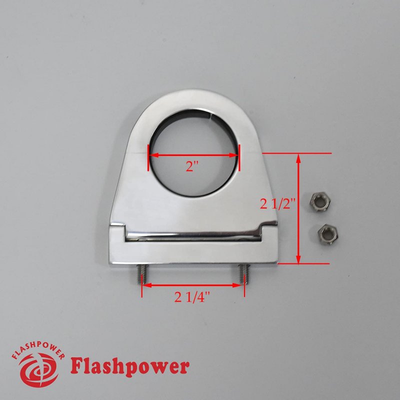 Flashpower 2 Billet Column Drop-1  2 Swivel Floor Mount