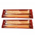 Loyalheartdy Baking Infrared Paint Curing Lamp 2pcs Automotive Lights 2000w 110v Body Repair Systems For Automobile Booths 