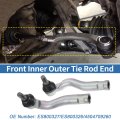 2pcs Front Outer Tie Rod Ends Kit Suspension Steering End For Toyota Tundra Sequoia Drag Link No Es800327 Es800326 4504709260