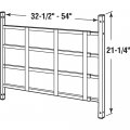 Segal S 4767 Fixed Window Guard A Adjustable Child Safety Prevents Accidental Falls Tamper Resistant Screws Included Non-egress