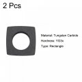 Conductive Block 10x10x10x6mm Carbide Power Feed Contact For Edm Wire Cutting 2 Pcs Yg3x