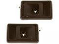 Interior Door Handle Set Of 2 Brown For 1995-2000 Toyota Tacoma 
