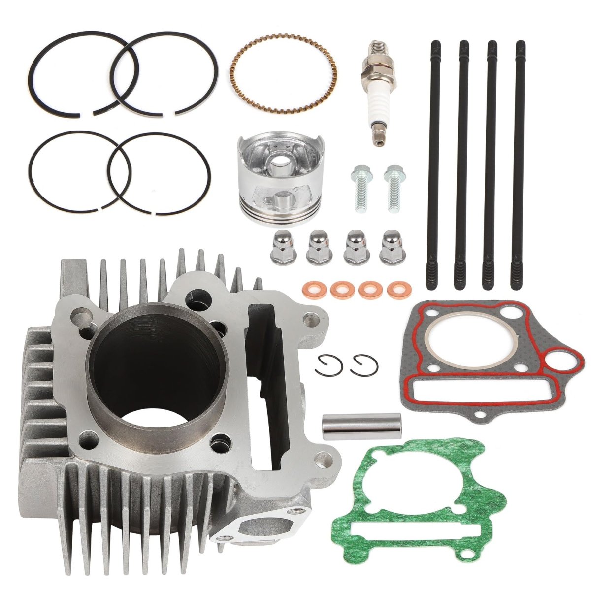 0453430455434455389 Cylinder Piston Gasket Top End Rebuild Kit Fit For 2007-2014 Polaris Outlaw 90 Sportsman
