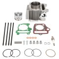 0453430455434455389 Cylinder Piston Gasket Top End Rebuild Kit Fit For 2007-2014 Polaris Outlaw 90 Sportsman