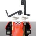 Motorcycle Auxiliary Light Bracket For Crf250l Rally 2012 2020 M8 Led Mounts Powder Coated Alloy Steel Mounting Brackets 1 Pair 