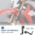 Motorcycle Auxiliary Light Bracket For Crf250l Rally 2012 2020 M8 Led Mounts Powder Coated Alloy Steel Mounting Brackets 1 Pair