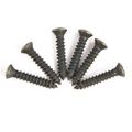 1979-1982 Ford Mustang Headlight Door Black Screws 6pc Replacement Hardware 