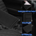 X Autohaux 4pcs Universal Black Car Safety Seat Belt Pads Cover With Soft Polyester Fiber Auto Seatbelt Shoulder Pad For More
