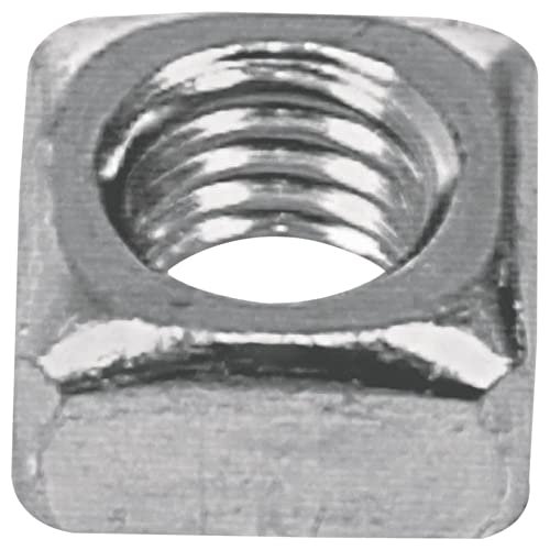 5 16-18 Square Nut Zinc Plated Alloy Steel 30 Pack Coarse Thread For Channel Strut And Wood Model 3337