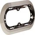 Grote 42153 Chrome Surface-mount Snap-in Flange For 6 Oval Lights 