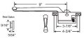 Stb Casement Window Operator Right Hand Face Mount Aluminum With 9 In Long Arm Handle Included