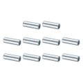 10 Pcs Galvanized Steel Spacers 3 8 In Bore X 1 2 Od 1-1 Length Unthreaded Standoff Bushing Plain Finish Round Metal Spacer 