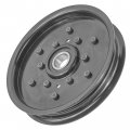 Caltric Flat Idler Pulley Compatible With John Deere Tractors X465 X475 X485 X495 X575 X585 X595