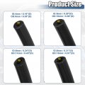 X Autohaux 4pcs 3ft Silicone Vacuum Tubing Hose 5 32 3 16 1 4 16 Id 130psi Max Pressure Black
