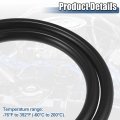 X Autohaux 4pcs 3ft Silicone Vacuum Tubing Hose 5 32 3 16 1 4 16 Id 130psi Max Pressure Black