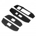 Carbon Fiber Cover 4pcs Window Switch Panel Decorative Sticker Car Accessorie Fit Replacement For L Nx 200 200t 300h 2014 2019