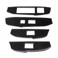 Carbon Fiber Cover 4pcs Window Switch Panel Decorative Sticker Car Accessorie Fit Replacement For L Nx 200 200t 300h 2014 2019