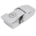 Uxcell Suitcase Briefcase Wooden Case Metal Toggle Latch Hasp Lock 76mm Long W 2 Keys