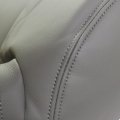 Secosautoparts Driver Side Bottom Top Lean Back Leather Seat Cover Light Gray 922 Compatible With Chevy Gmc Tahoe Suburban