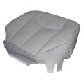 Secosautoparts Driver Side Bottom Top Lean Back Leather Seat Cover Light Gray 922 Compatible With Chevy Gmc Tahoe Suburban
