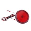 Qiilu Bumper Reflector Lights 2009 Led Rear 6 8cm Car Leds Brake Stop Lamp Tail Reflector Light Fog Compatible With T
