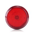 Qiilu Bumper Reflector Lights 2009 Led Rear 6 8cm Car Leds Brake Stop Lamp Tail Reflector Light Fog Compatible With T