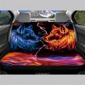 Wellflyhom Wolf Car Seat Cover Rear Bench Protectors For Men Women Universal Acessories Saddle Blanket Seats Covers Fit Trucks